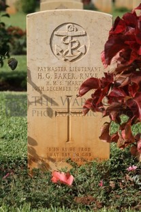 BEIRUT WAR CEMETERY - BAKER, ALBERT NORMAN